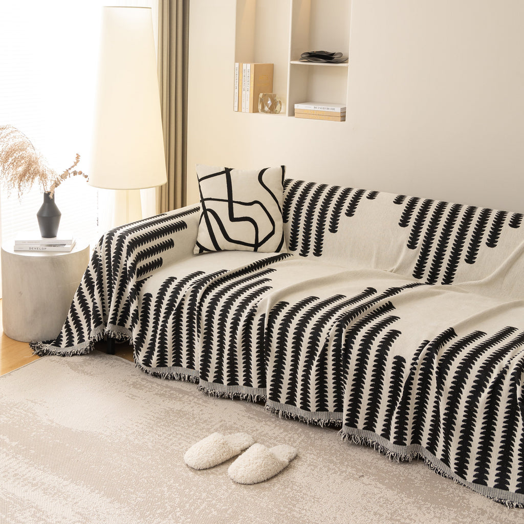 Soft Cozy Chenille Couch Cover Throws for Sofas, Couch Cover Blankets, Corner Sectional Couch Covers