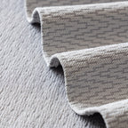 Herringbone Textured Sofa Throw Blanket, Durable Pet Friendly Modern Couch Slipcover