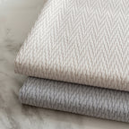 Herringbone Textured Sofa Throw Blanket, Durable Pet Friendly Modern Couch Slipcover