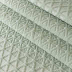 Cooling Ice Silk Sofa Throw Cover, Summer Diamond Textured Furniture Protector Blanket