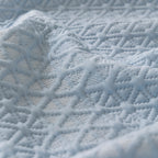 Cooling Ice Silk Sofa Throw Cover, Summer Diamond Textured Furniture Protector Blanket