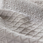 Cooling Ice Silk Sofa Throw Cover, Summer Diamond Textured Furniture Protector Blanket