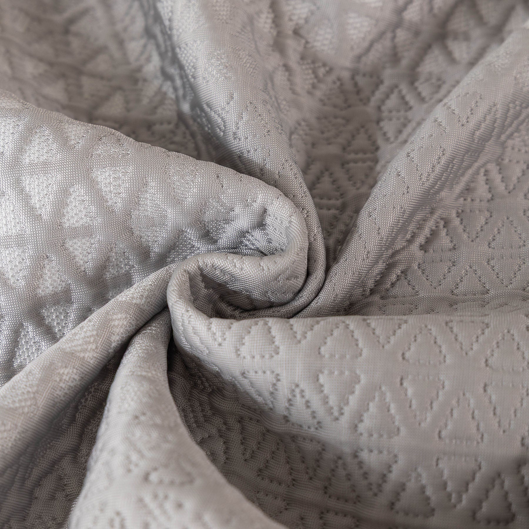 Cooling Ice Silk Sofa Throw Cover, Summer Diamond Textured Furniture Protector Blanket