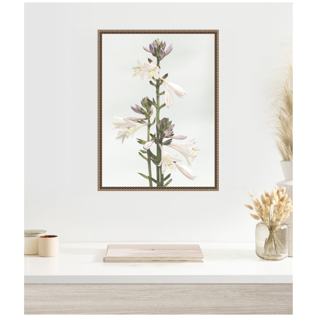 Sylvie Hosta Framed Canvas by Alicia Abla