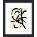 Framed Art Black Twist 1 by Alicia Bock