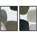Shape Study No. 1 & No. 2 2 Piece Framed Canvas Wall Art Set by Amy Lighthall