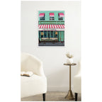 Sit A Spell by Krista V. Allenstein Framed Canvas Wall Art Print