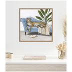 La Dulce Vida Cheetah by Mackenzie Nelson Framed Canvas Wall Art Print