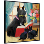 Sylvie Story Hour Framed Canvas by Mary Sparrow