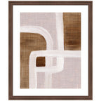 Framed Art rhythmic lines ll by Nikita Jariwala