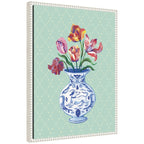 Tulip Vase by Lucia Gianello Framed Canvas Wall Art Print
