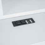 Platform Bed With Multi Storage Headboard, USB And Drawers