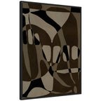 Sylvie Contour 1 Framed Canvas by Shatha Al Dafai