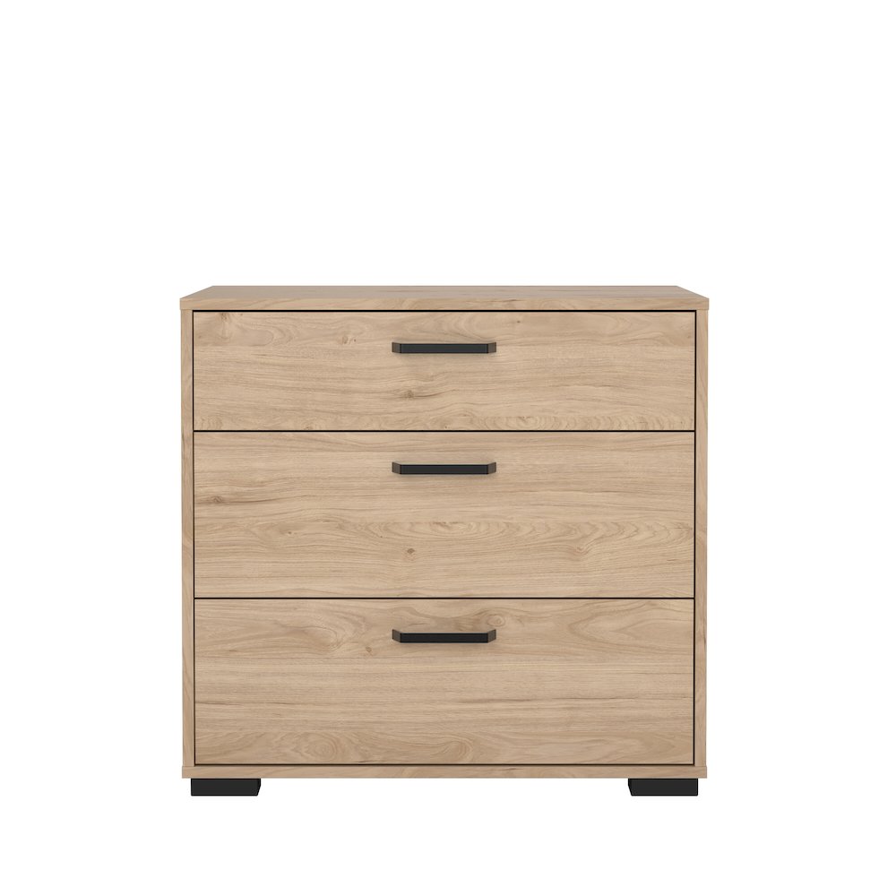 Sofia 3 Drawer Chest, Jackson Hickory