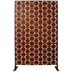 Outdoor & Indoor Metal Privacy Freestanding Decorative Screen