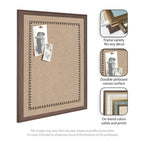 Pinboard Black Scallop Print