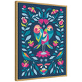 Sylvie Love Birds Framed Canvas by Rachel Lee
