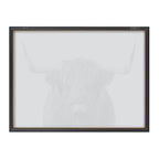Blake Highland Cow Portrait Framed Printed Art by Amy Peterson Art Studio