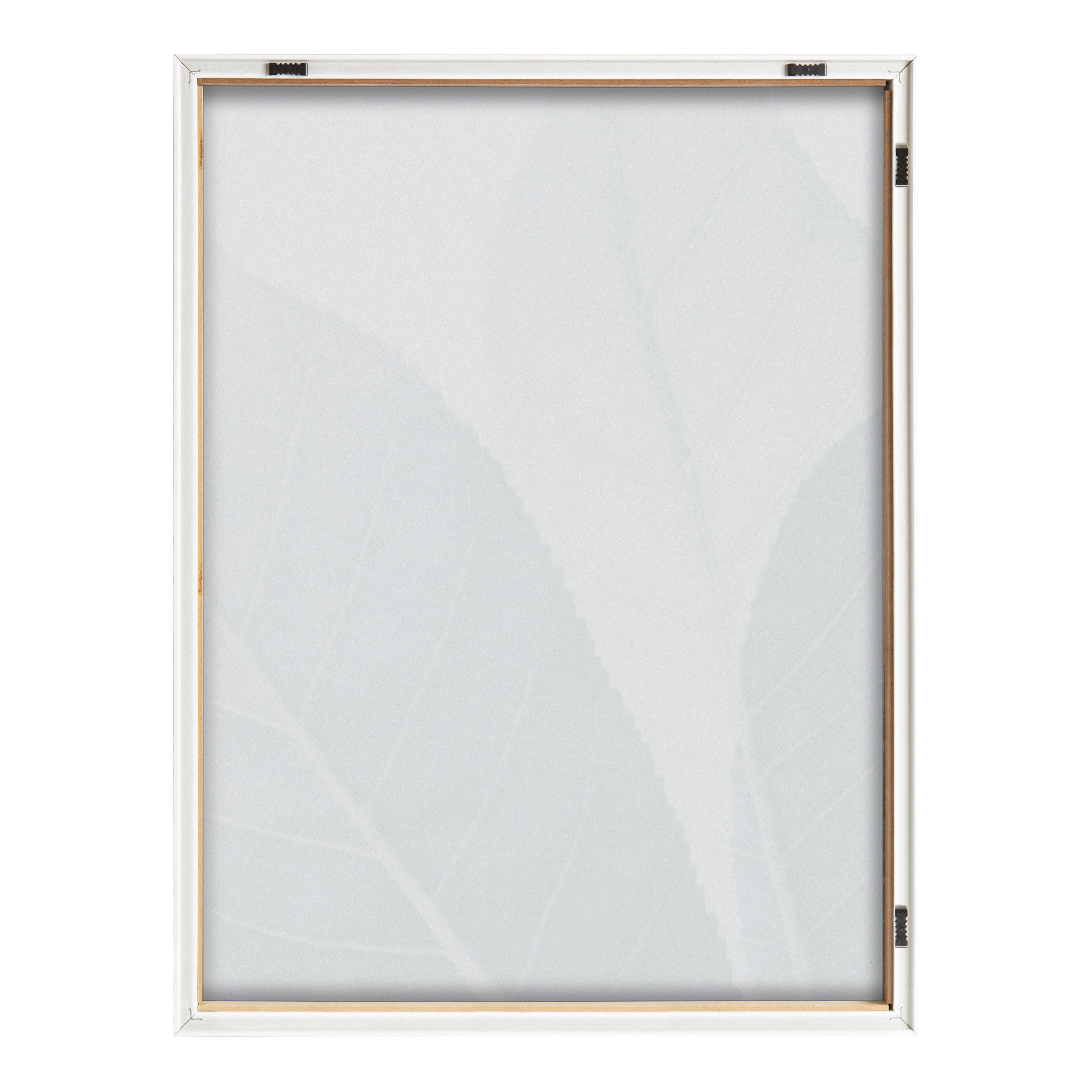 Blake Modern Green Leaf Botanical Framed Printed Glass by The Creative Bunch Studio