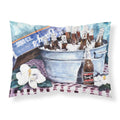 'Caroline'S Treasures 1003Pillowcase Bar'S And Old Washtub Moisture Wicking Fabric Standard Pillowcase, Large, Multicolor'