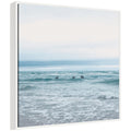 Sylvie Ocean Swim 1 Square Framed Canvas by Stephanie Klatt