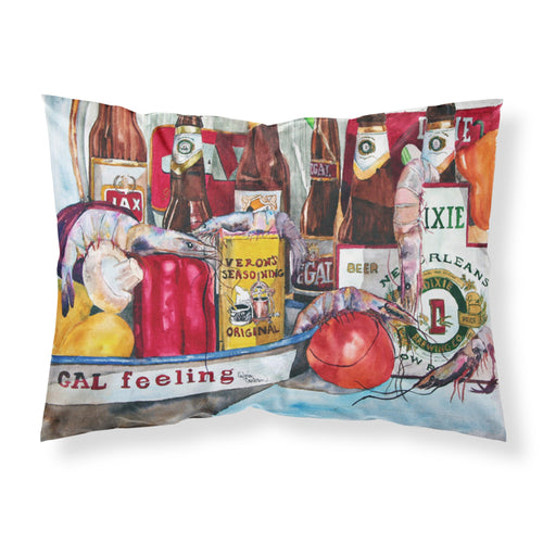 'Caroline'S Treasures 1010Pillowcase Vernon'S And New Orleans Beers Moisture Wicking Fabric Standard Pillowcase, Large, Multico