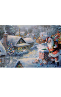 Adventsanta On Roof Each