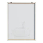 Blake Zebra Cottage Bathroom Framed Printed Glass by Amy Peterson Art Studio