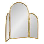 Amoli Tri-Fold Arch Metal Mirror