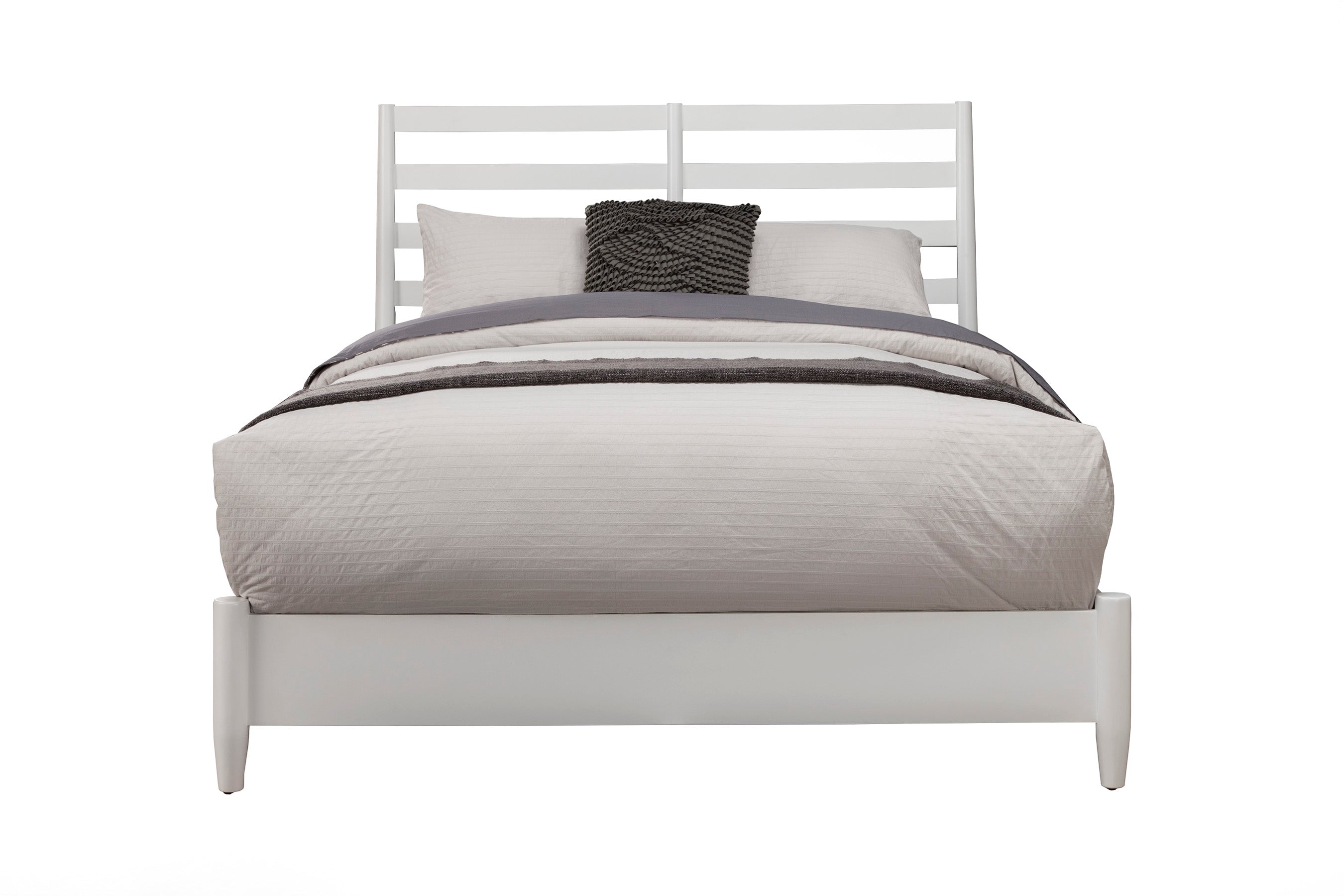 Flynn Retro Standard King Bed, White