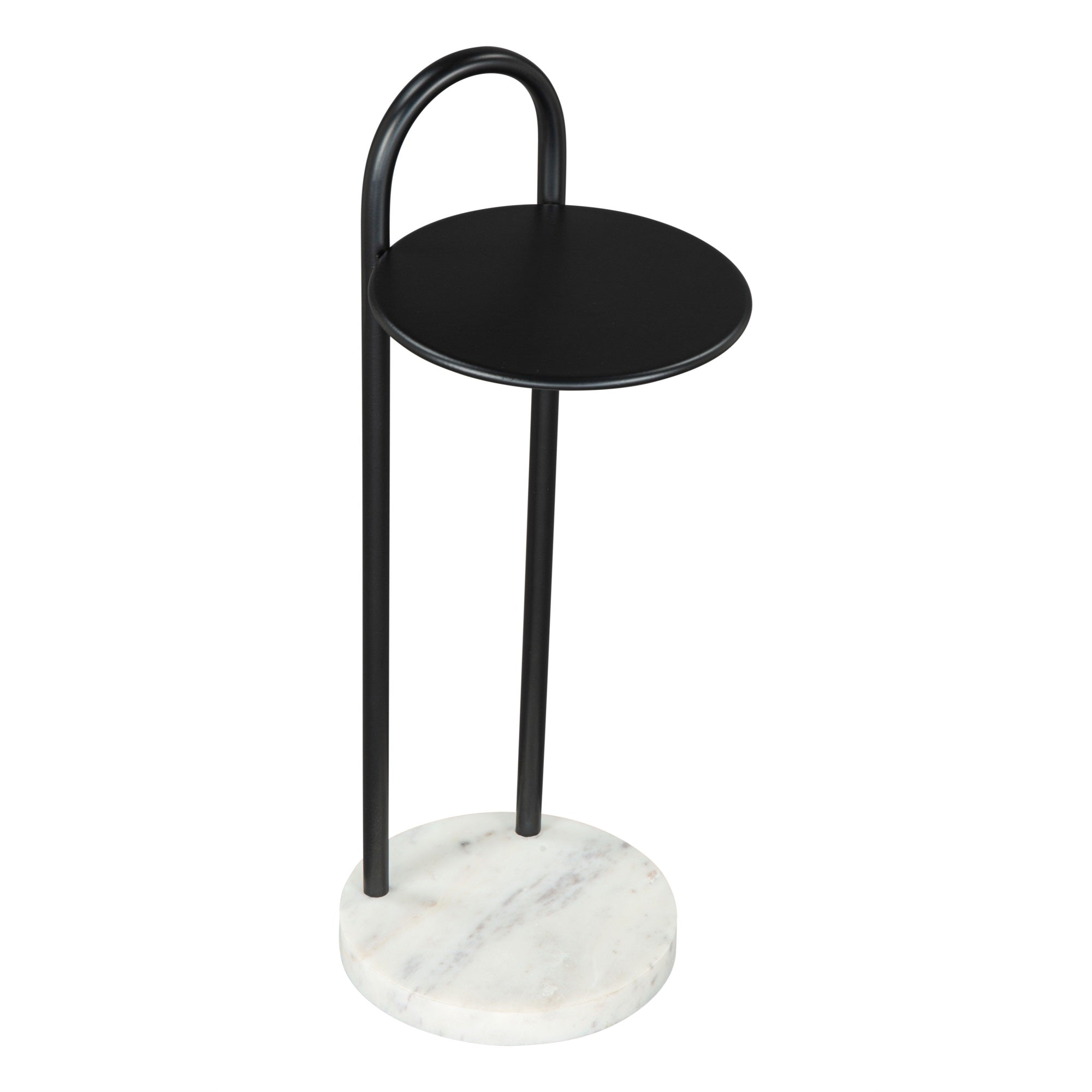 Christian Side Table Black and White