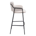 Marcel Barstool (Set of 2) Cream