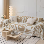 Chenille Sofa Cover Blanket, Couch Cover Blanket Throws for Couches Living Room Furniture Throw Covers