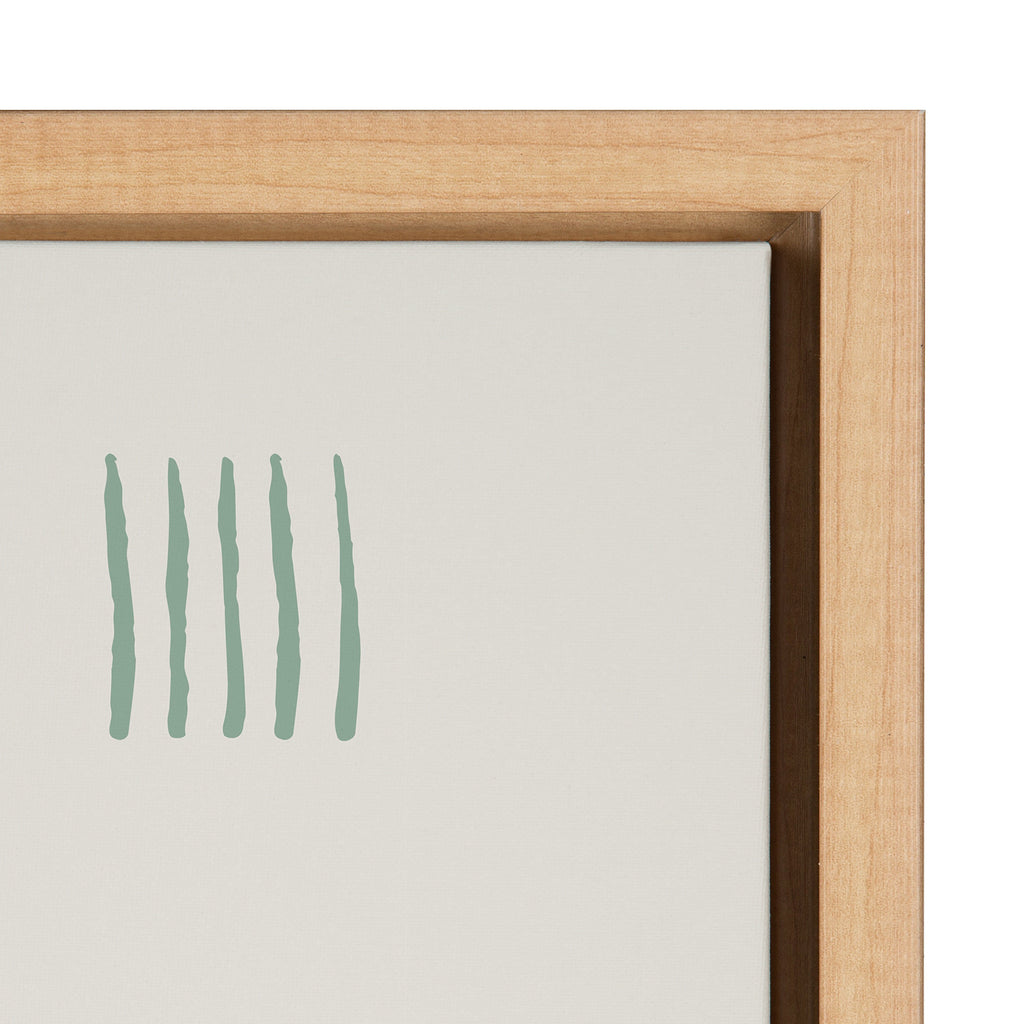 Sylvie Thinking of You Framed Canvas by Rachel Lee of My Dream Wall