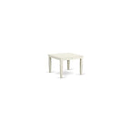 East West Furniture WEAV6-LWH-W 6Pc Rectangle 42/60" Family Table with 18 in Leaf and 4 Wood Seat Chairs Plus 1 Bench