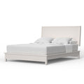 Nova Standard King Platform Bed, Chalk White
