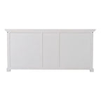 HomeRoots Mahogany, Medium-Density Fibreboard (MDF) Modern Farm White Buffet Server