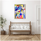 Sylvie Abstract 05 Framed Canvas by Emma Daisy