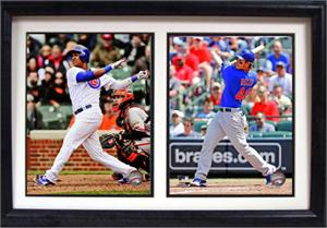 12X18 Double Frame  Chicago Cubs
