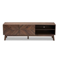 Baxton Studio Hartman Midcentury Modern Walnut Brown Finished Wood Tv Stand