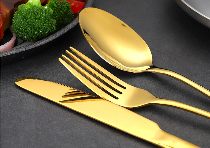 CasaFoyer 24 pcs Stainless Steel Tableware Set with Box