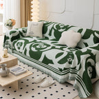 Chenille Sofa Cover Blanket, Couch Cover Blanket Throws for Couches Living Room Furniture Throw Covers