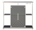 Contemporary Glossy Black Bar Unit
