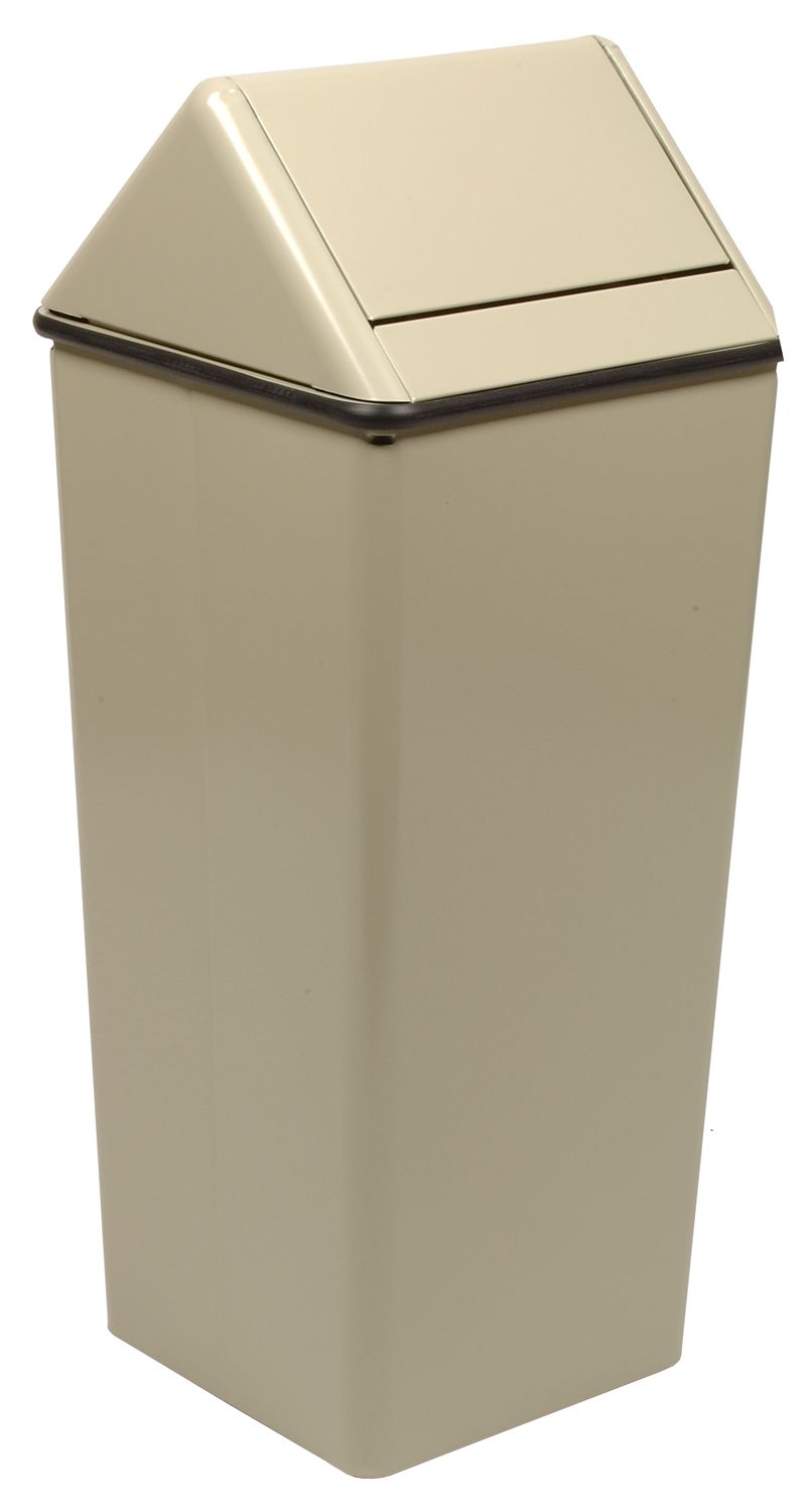 1311Htalvv Ergode Swingtop  Small Square Hamper For Lunch & Break Rooms, Rubber Gasket, Powder Coat Finish, 4 Feet, Optional L