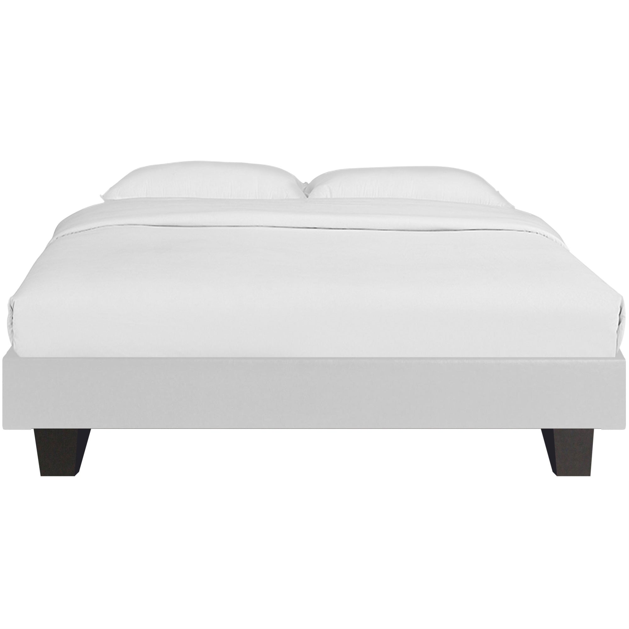 Acton Platform Bed, King, White
