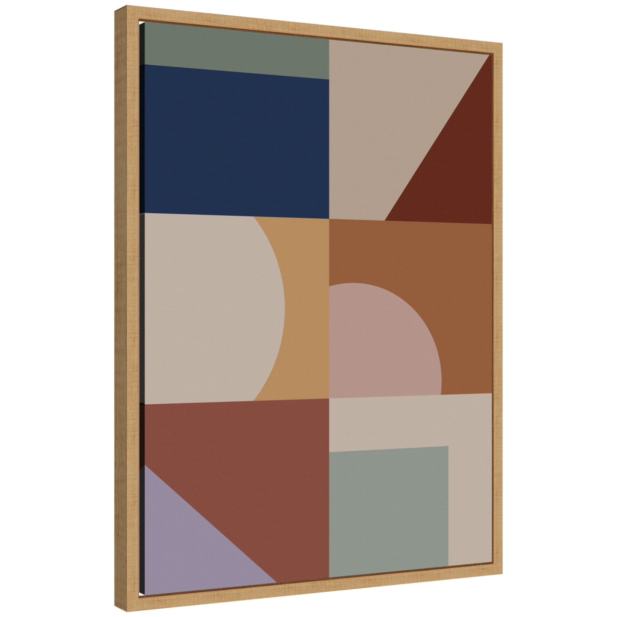 Modern Bohemian Pattern 1 by The Creative Bunch Studio Framed Canvas Wall Art Print