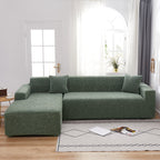 Stretch Couch Covers for 1/2/3/4/5 Seater L Shape Sofa Slipcovers with Elastic Bottom for Kids