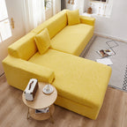 Stretch Couch Covers for 1/2/3/4/5 Seater L Shape Sofa Slipcovers with Elastic Bottom for Kids