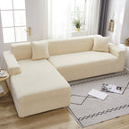 Stretch Couch Covers for 1/2/3/4/5 Seater L Shape Sofa Slipcovers with Elastic Bottom for Kids