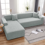 Stretch Couch Covers for 1/2/3/4/5 Seater L Shape Sofa Slipcovers with Elastic Bottom for Kids